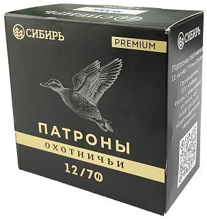 Патрон 12х70 Сибирь Premium 0 34г