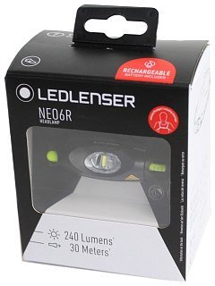 Фонарь Led Lenser NEO6R черный - фото 4